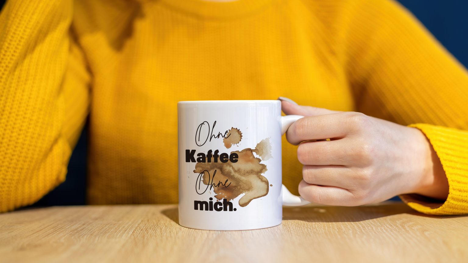 Tasse "Ohne Kaffee. Ohne mich!"