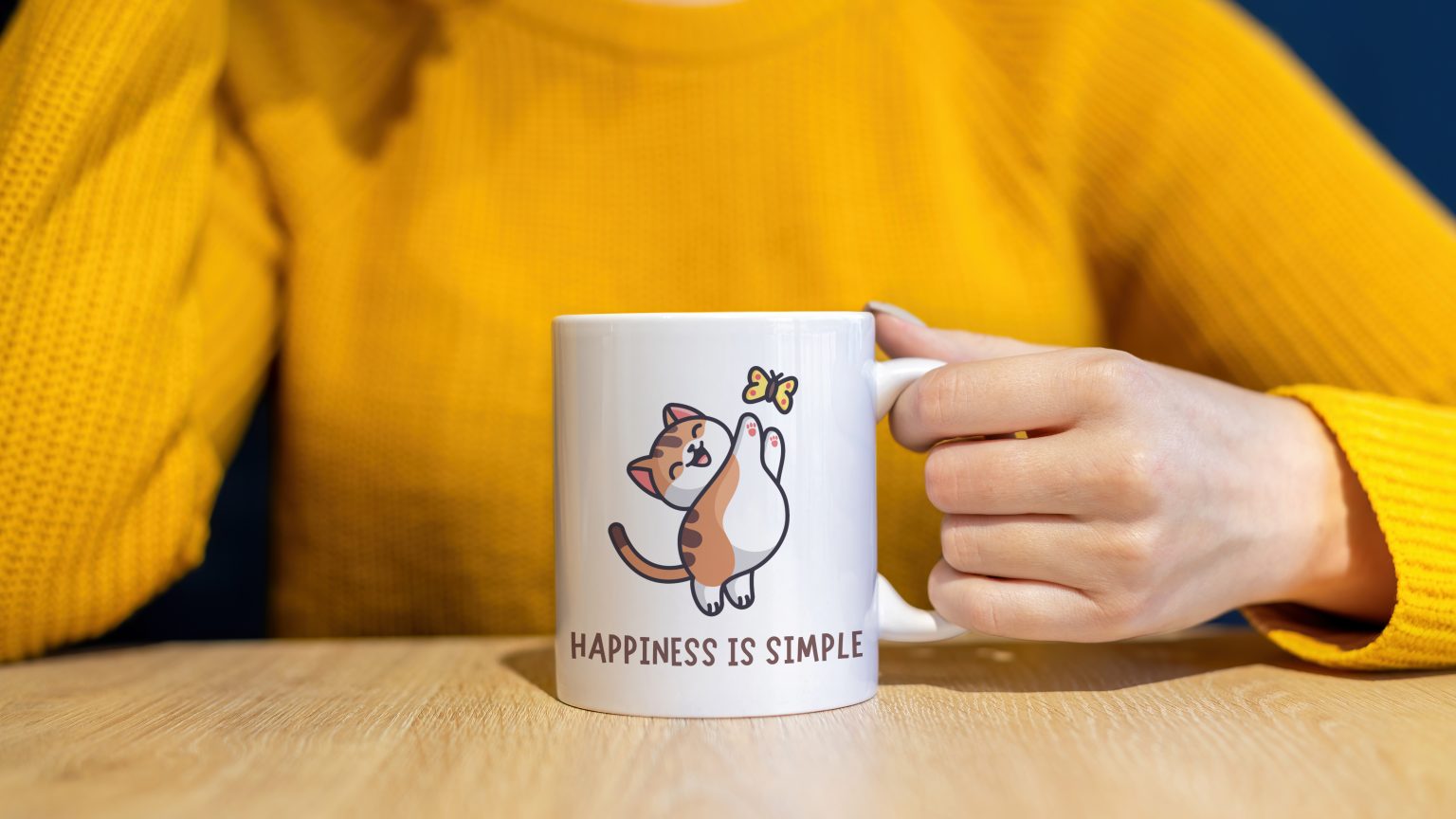 Tasse "Happiness is simple"